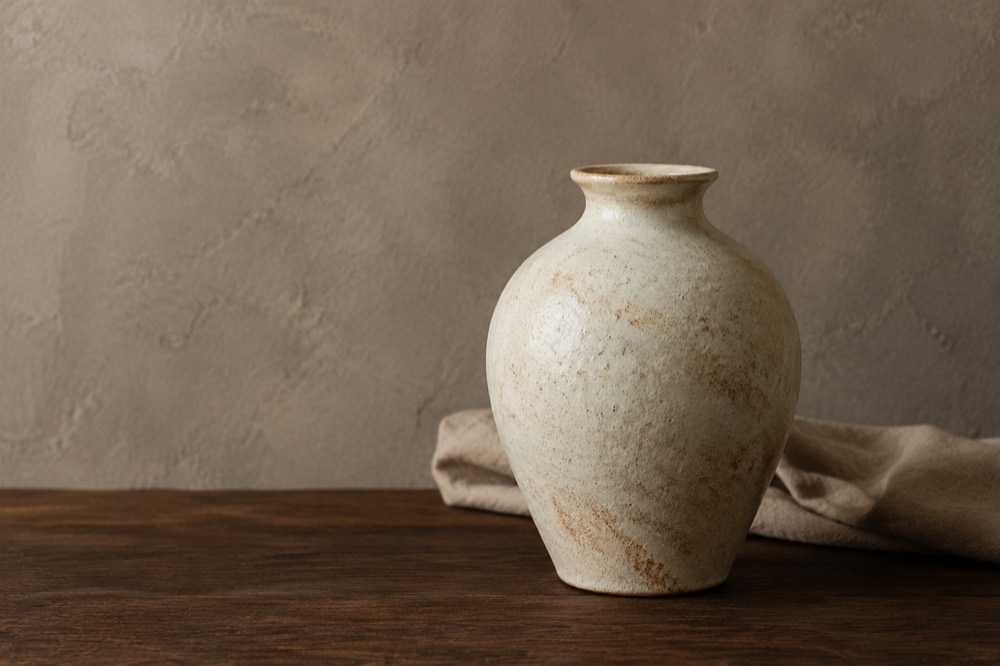 Bodegón de artesanía en cerámica